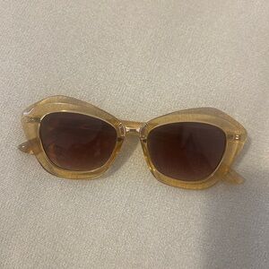 RHODE Orange // Gold Sunglasses